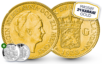 Massief Gouden uitgifte Laatste Gouden Tientje 1933